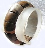 Armband, Edelholz, Designerholzschmuck